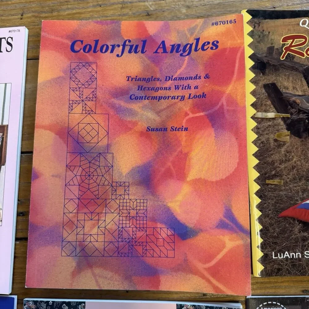 Lot of 6 Quilting Books Patterns Traditional Modern Quilt Craft Sewing Guides